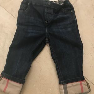 Burberry toddler boy jeans size 3